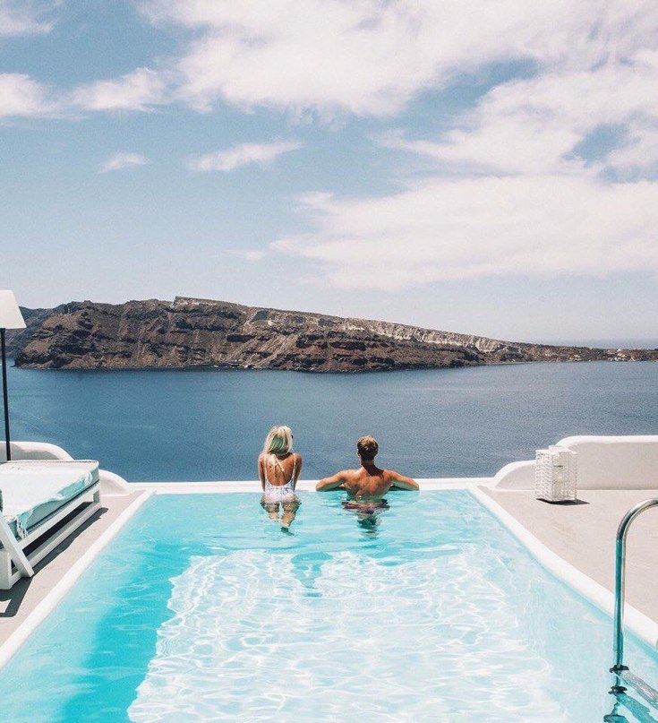 A piece of sunny Santorini to you