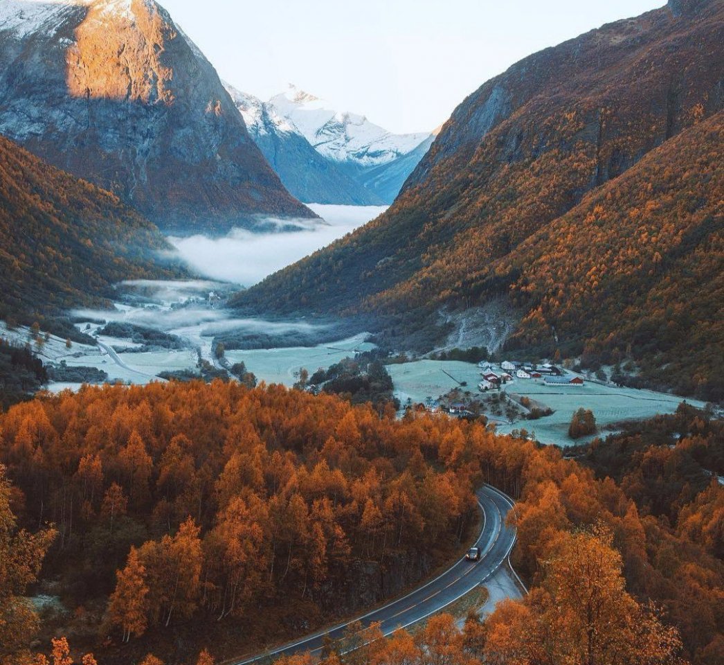 The magic of autumn Norway