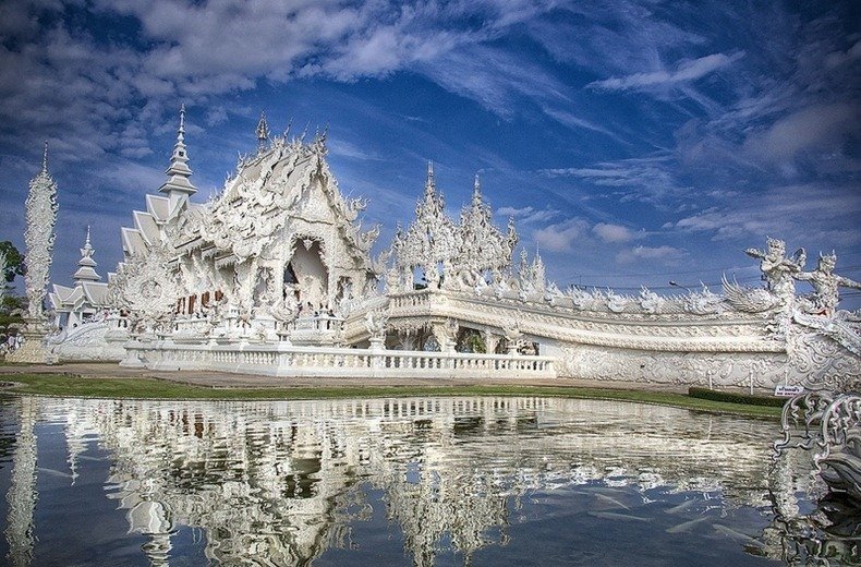 White Buddhist Temple Wat Rong Khun, Thailand