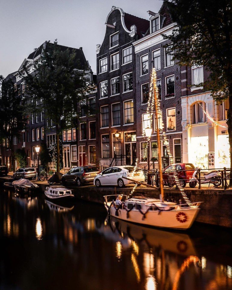 Живописные каналы Амстердама 