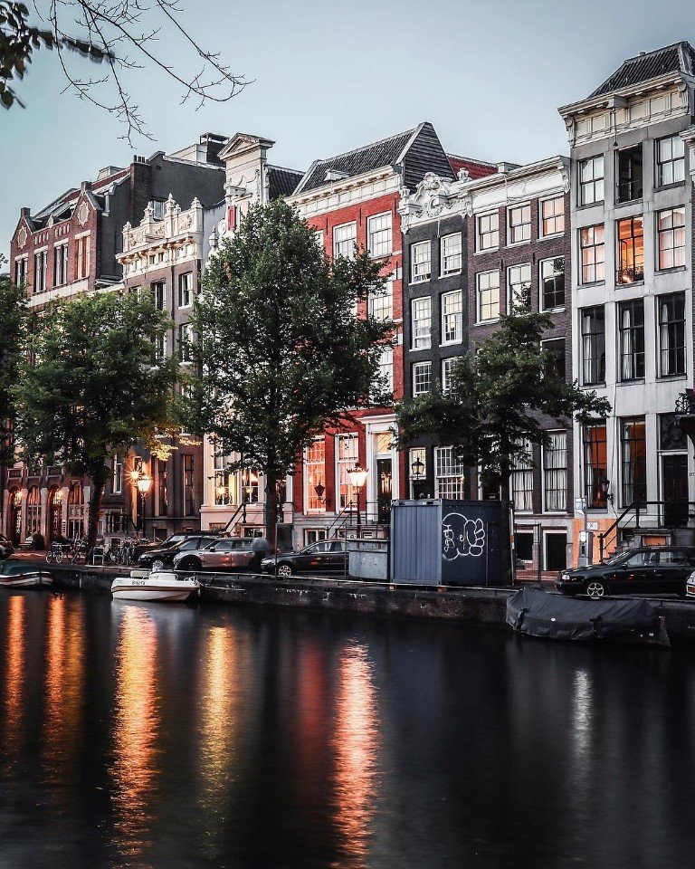 Мальовничі канали Амстердама