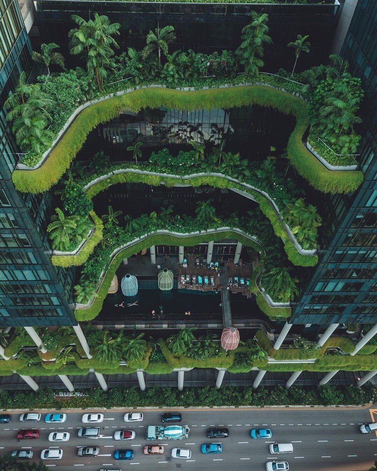 Футуристическая архитектура Сингапура