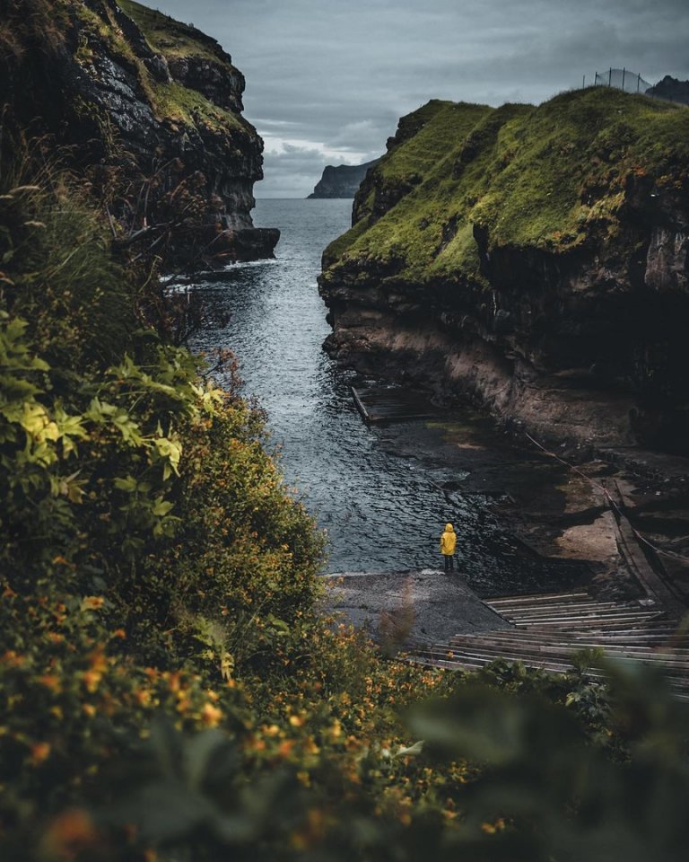 Изумрудные пейзажи Фарерских островов 