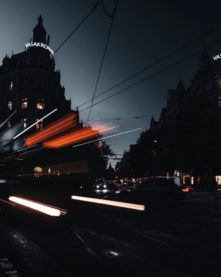 Stockholm at night