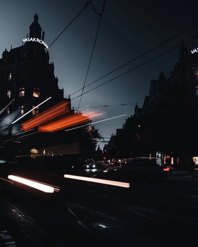 Stockholm at night
