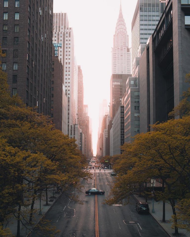 Улицы осеннего Нью-Йорка 