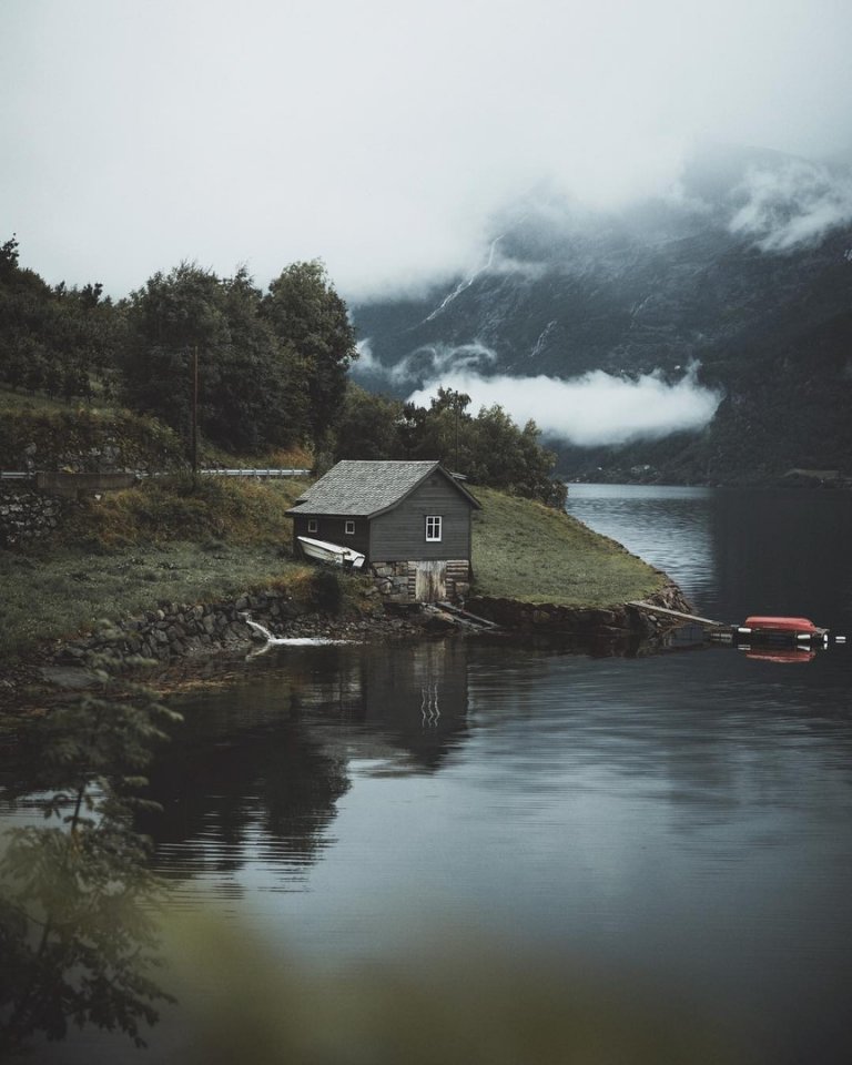 Overcast over the expanses of Norway