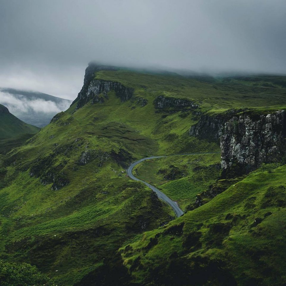 Green expanses of Scotland