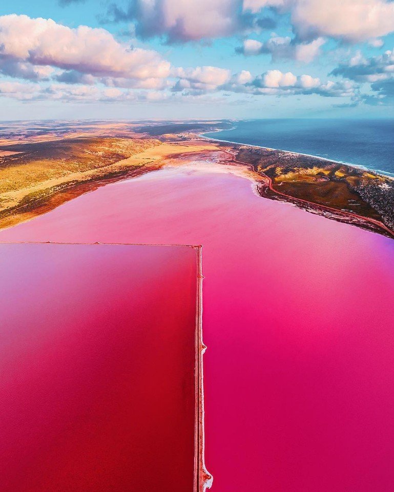 Озеро Хатт в Западной Австралии — словно полотна великих импрессионистов