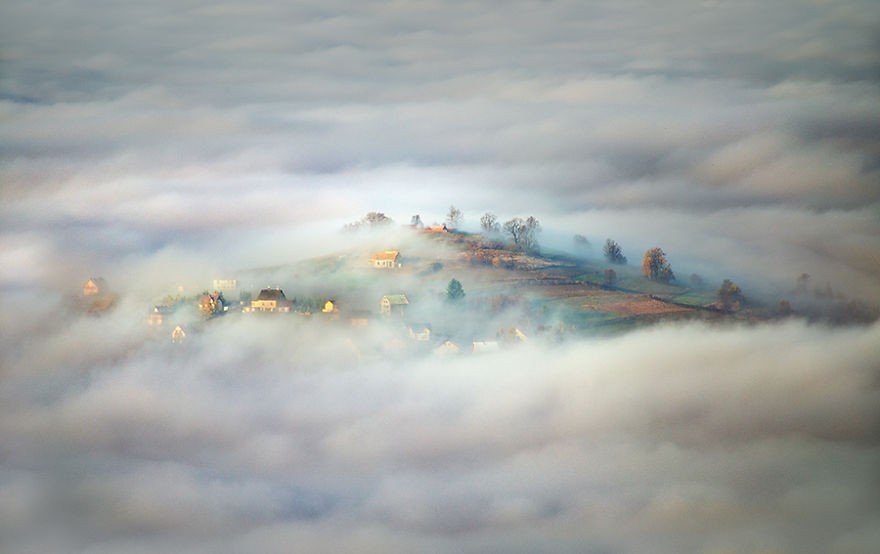 Красота туманных пейзажей