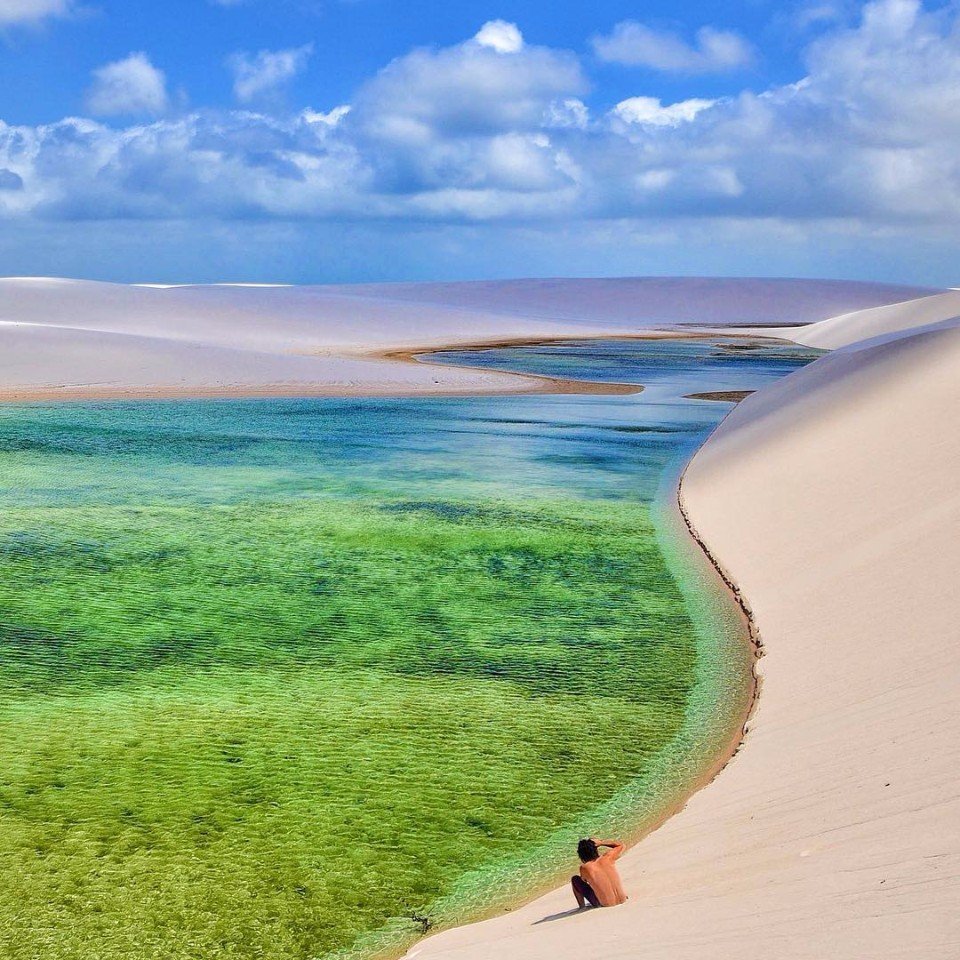Дюны в Бразилии выглядят как рельеф неизведанной планеты