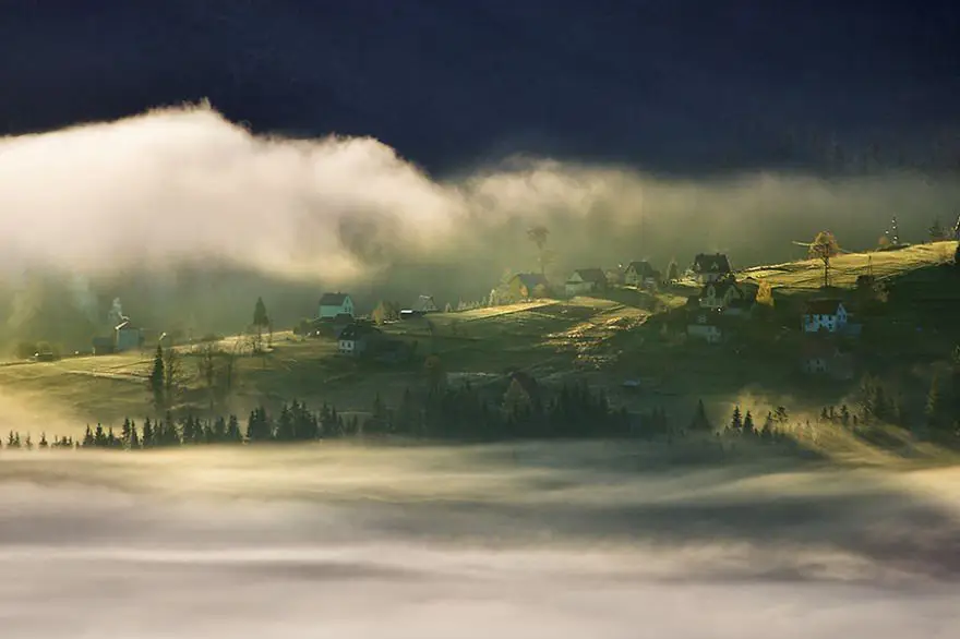 Красота туманных пейзажей