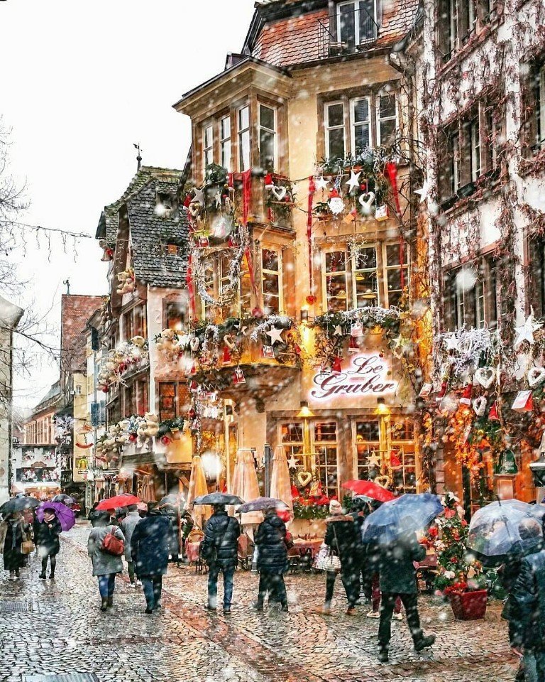 The festive atmosphere of France
