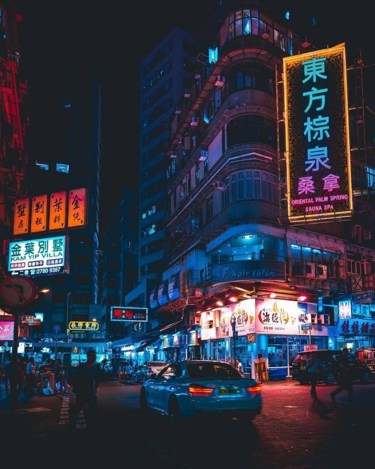 Hong Kong Neon Lights