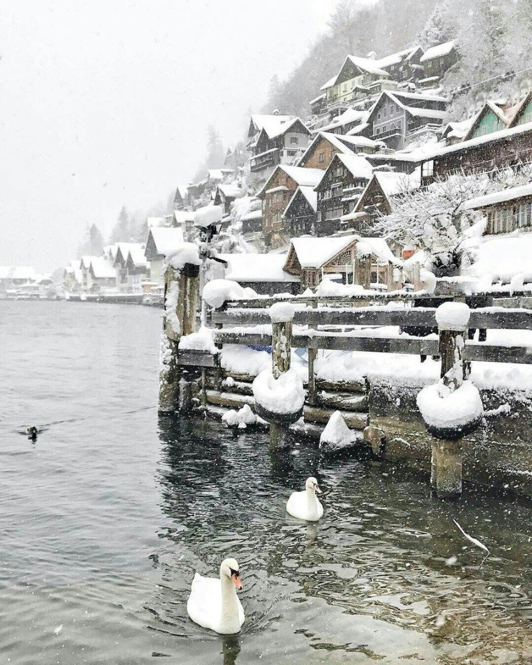 Romance of winter Austria