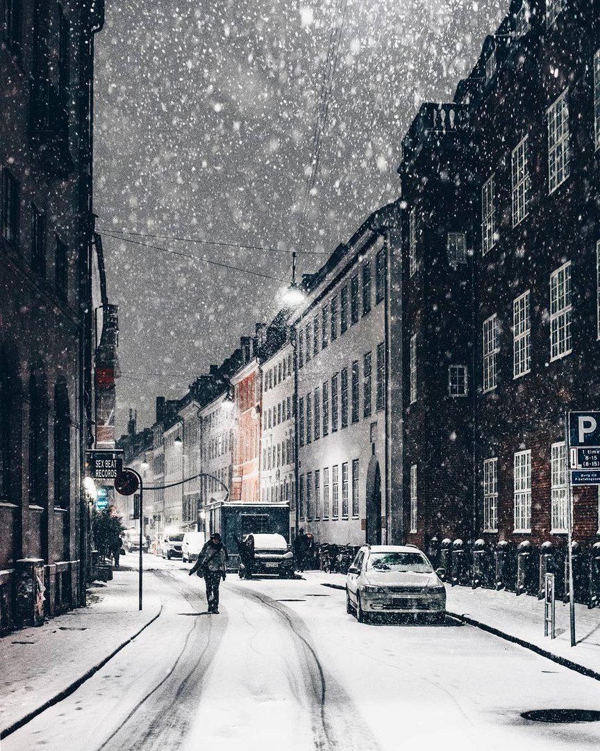 Ночнoй Копенгаген, Дания