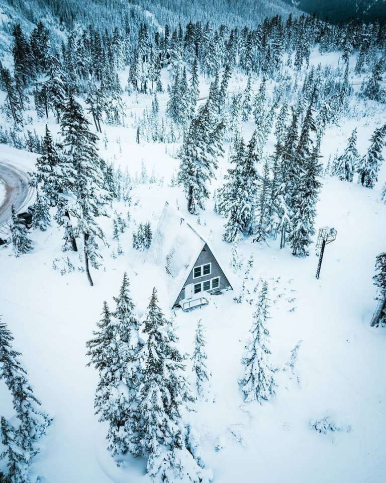 Winter in Washington, USA