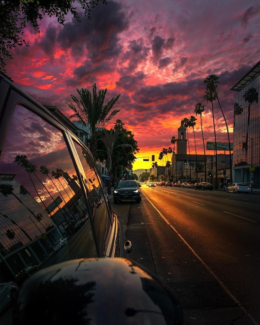 Sunset Clock in California