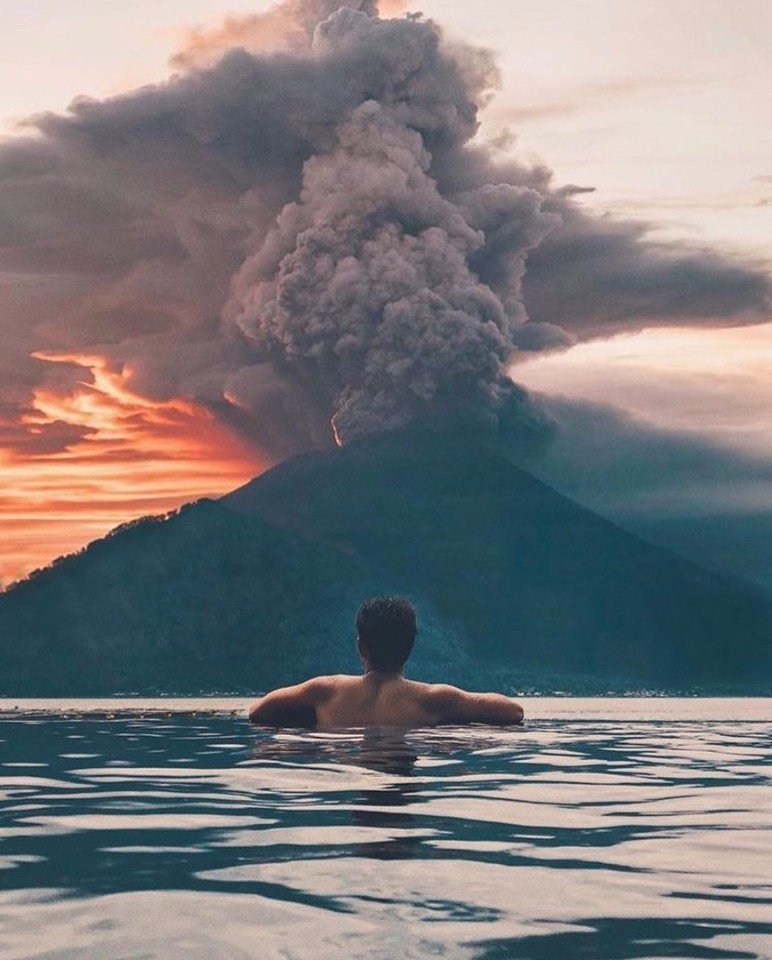 Пугающая красота. Вулкан Агунг, Бали