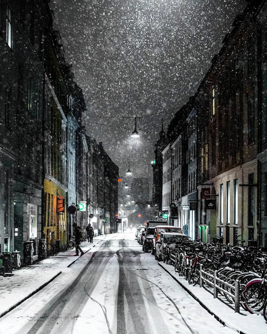 Ночнoй Копенгаген, Дания