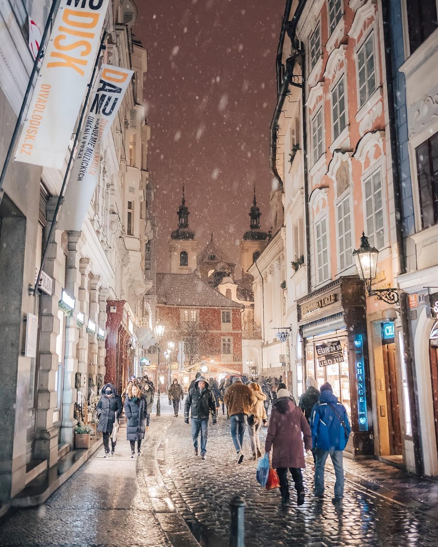 Зимняя Чехия