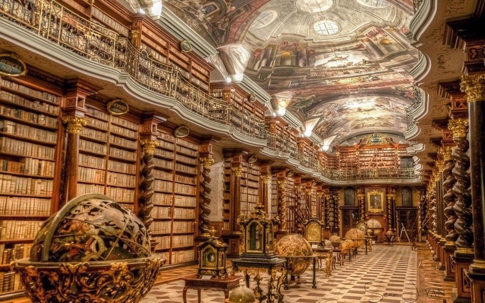 This palace! Clementinum Library, Prague