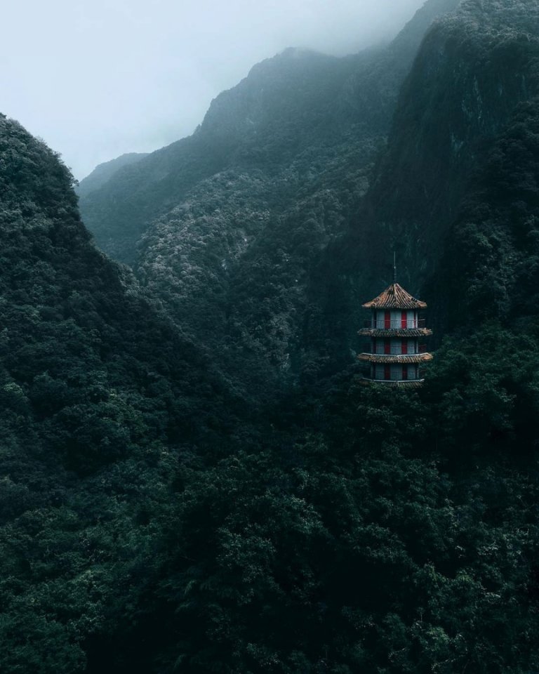 Пасмурные пейзажи Тайваня 