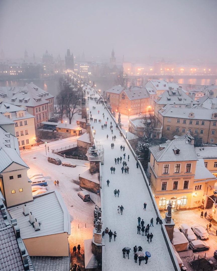 Зимняя Чехия