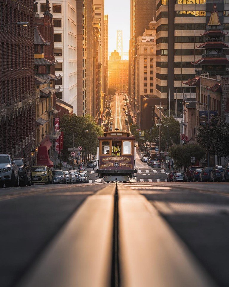Golden Sunset in San Francisco