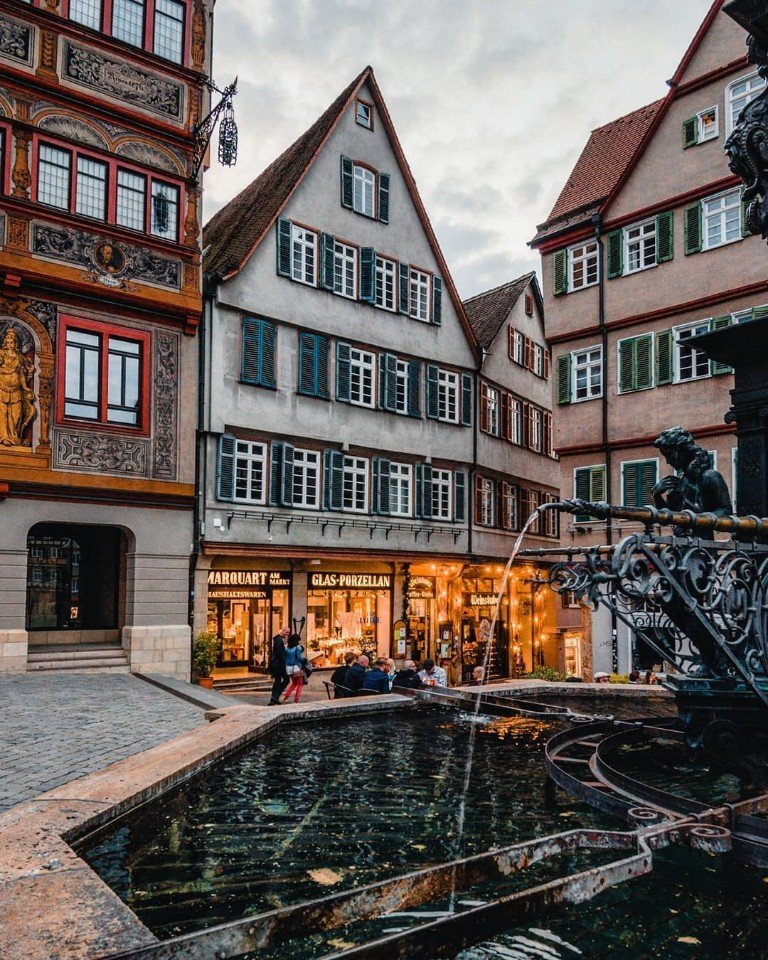 Cozy small streets of Germany