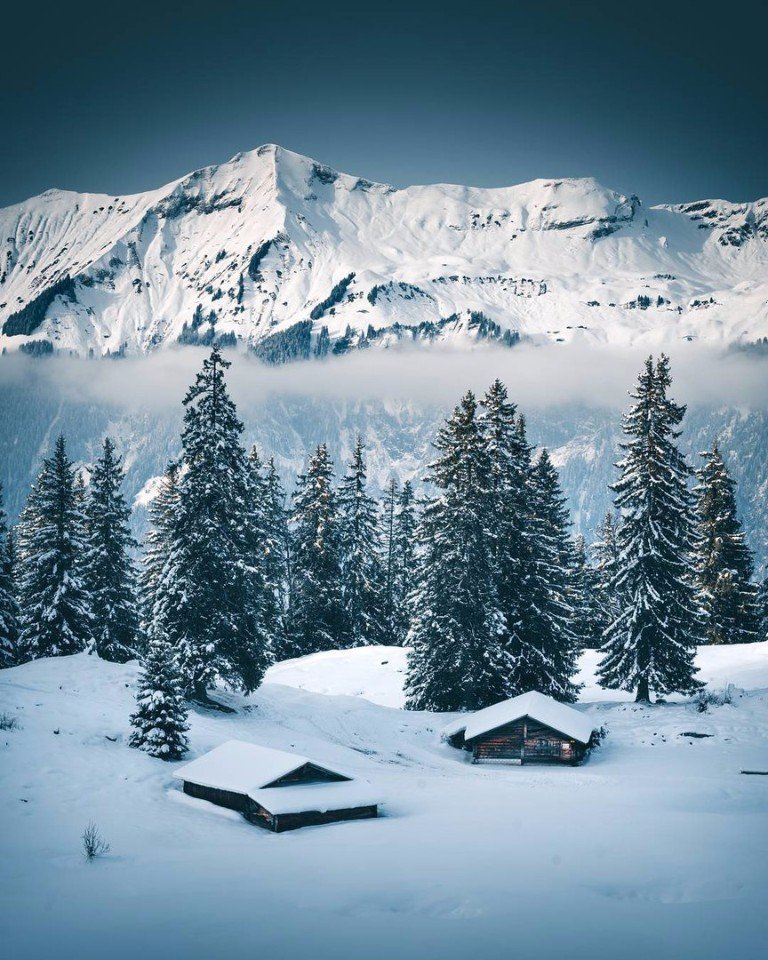 Успокаивающие пейзажи Швейцарии 