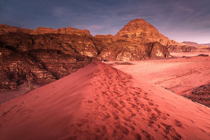 Wadi Rum Desert Landscapes, Jordan