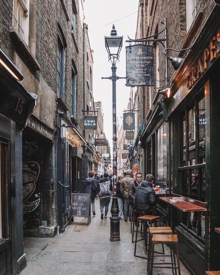 Charming streets of England