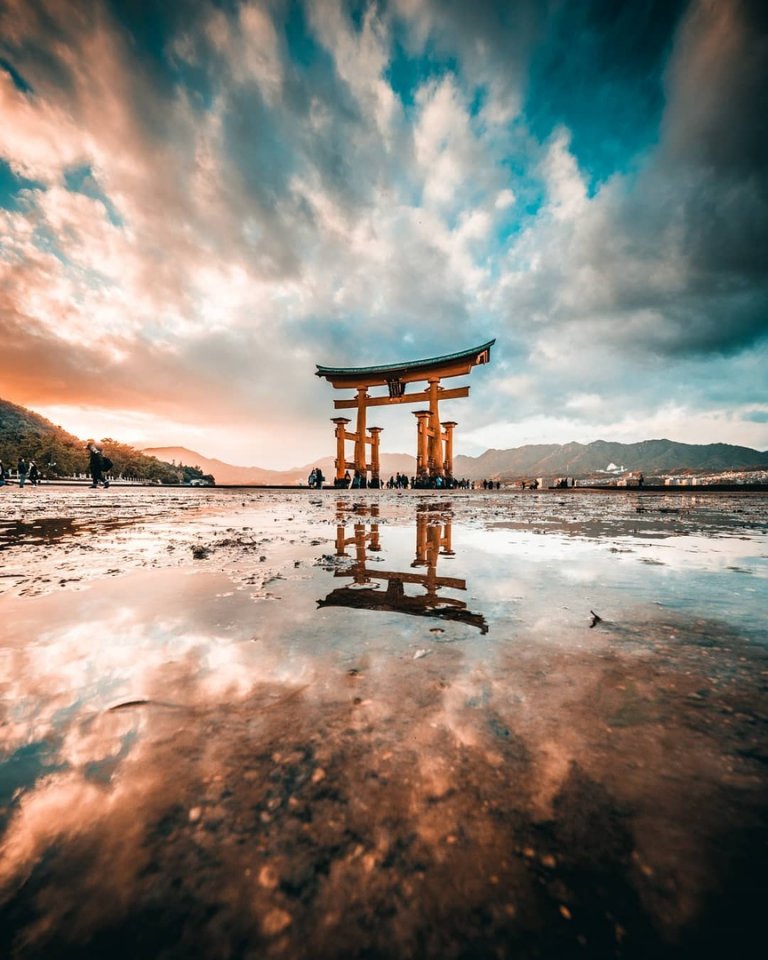 Quiet Cloudy Day in Japan