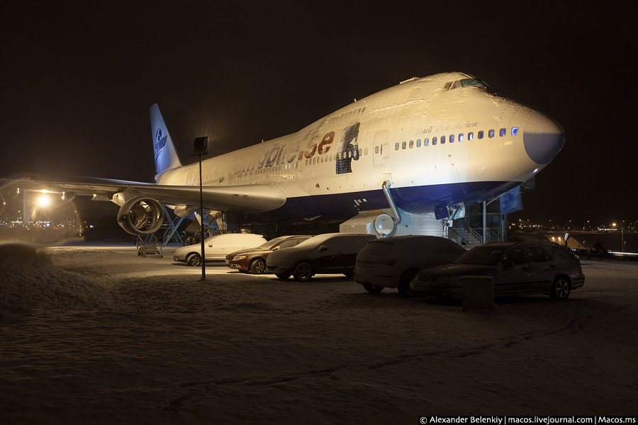 Hotel in Boeing-747