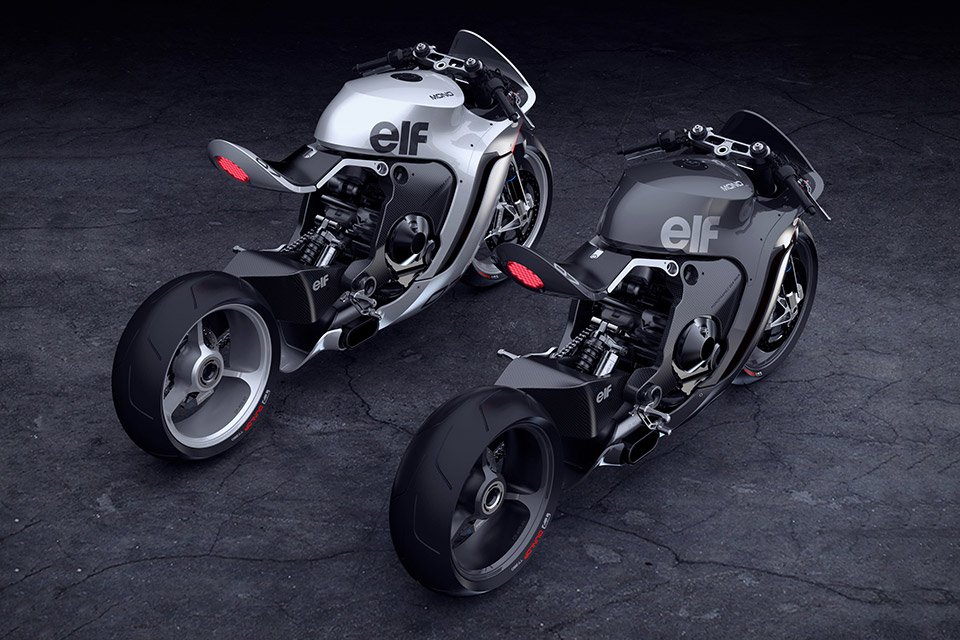 Concept Huge Moto Mono Racr: retro-modern of the future