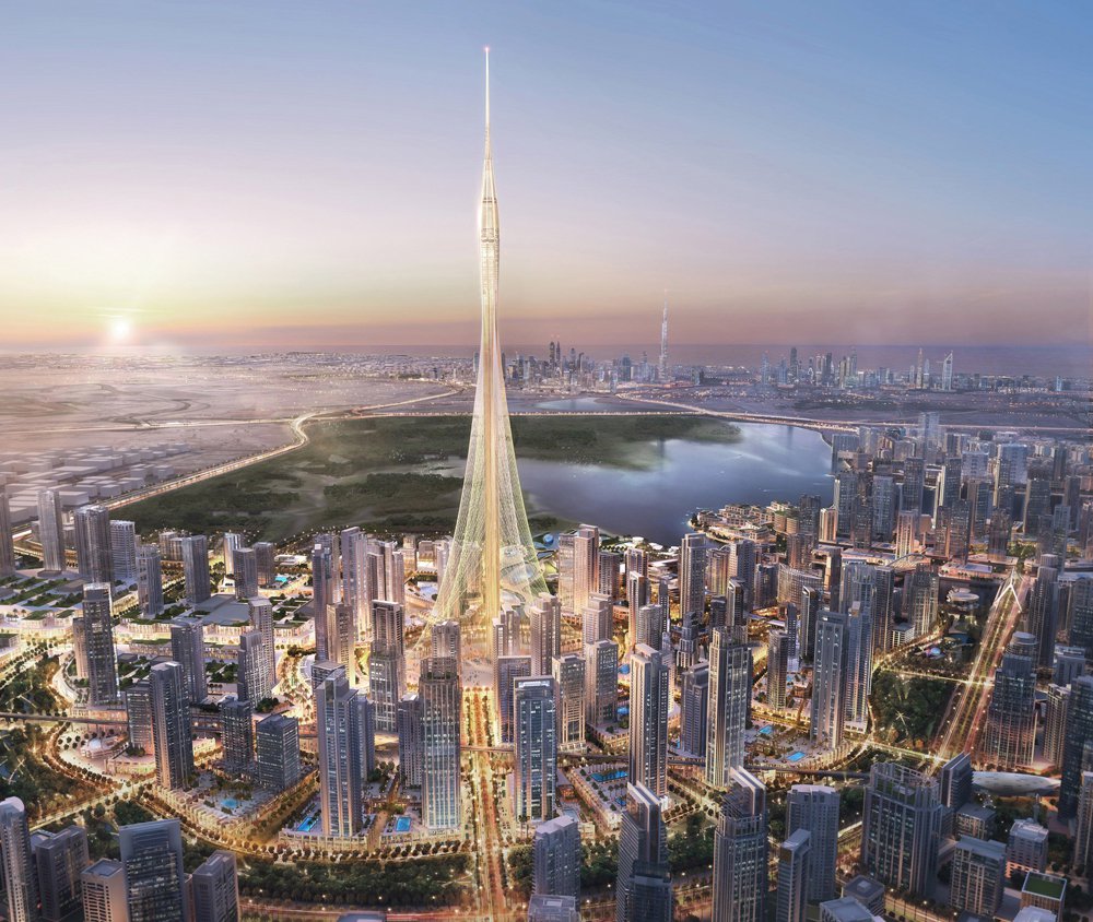 Dubai Creek Tower - the tallest tower in the world