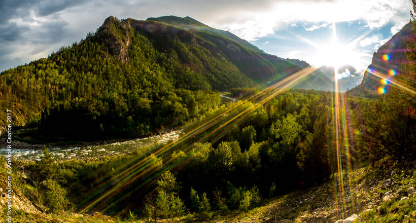 The valley of the river Alla is one of the most beautiful places on earth