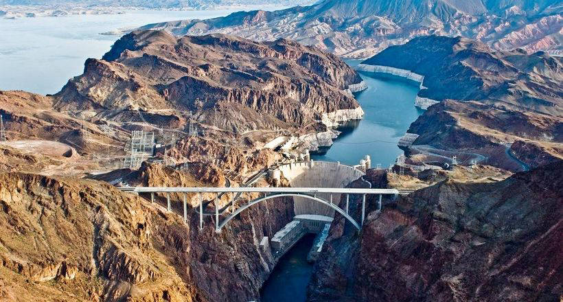 The Hoover Dam: a symbol of America's engineering triumph in the Art Deco style