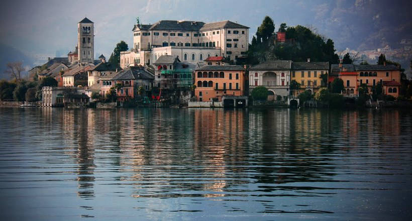 San Giulio is an island of silence and cathedrals in northern Italy