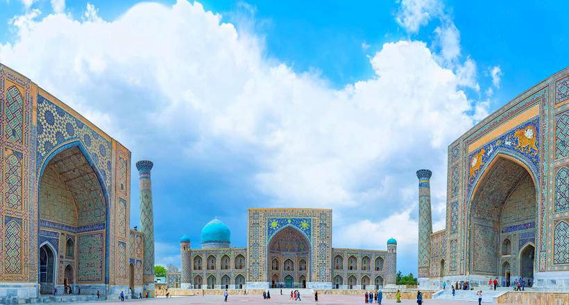 Samarkand - the pearl of the empire of Tamerlane