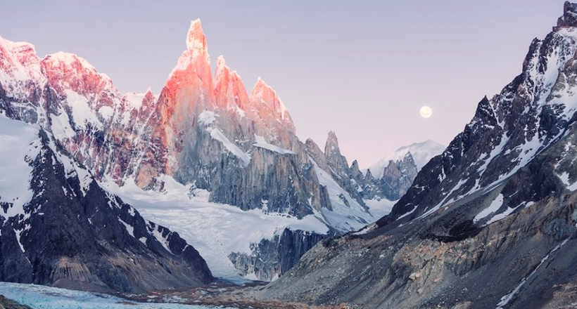 Supernatural landscapes of Patagonia, in the reality of which it's hard to believe