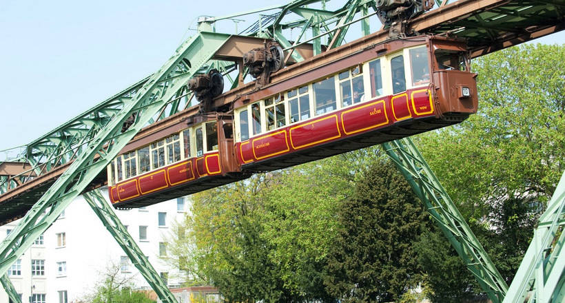 Wuppertal cableway: it has been operating for more than 115 years.