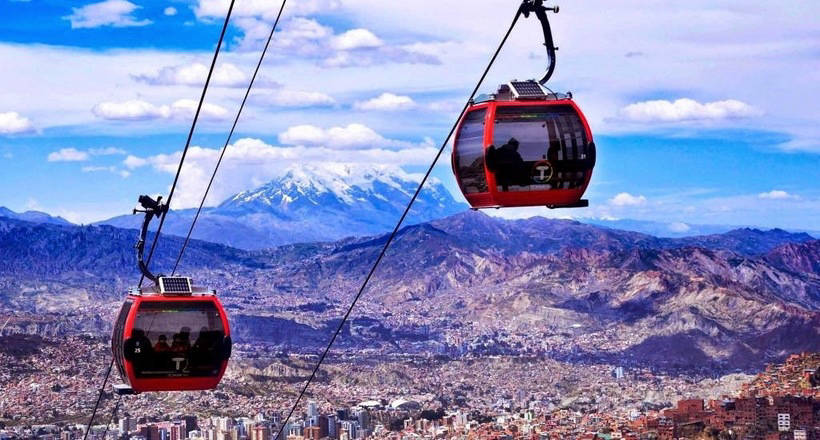 Delightful La Paz: the world's longest cable car