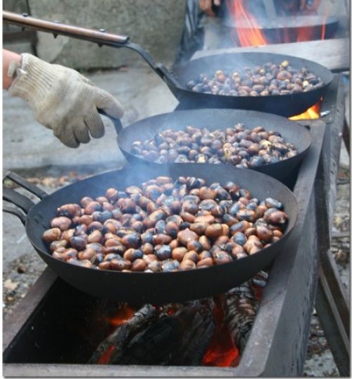 Autumn in France smells of chestnuts ... Fete de la Chataigne - national chestnut feast