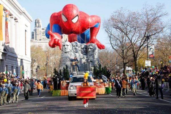 Celebrities and not just on the Thanksgiving Day parade.
