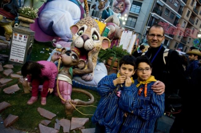 Festival Las Fallas in Spanish Valencia