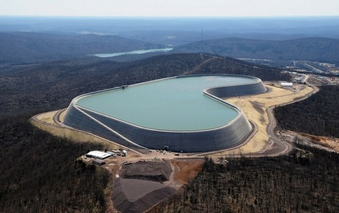 A unique hydro power plant away from water