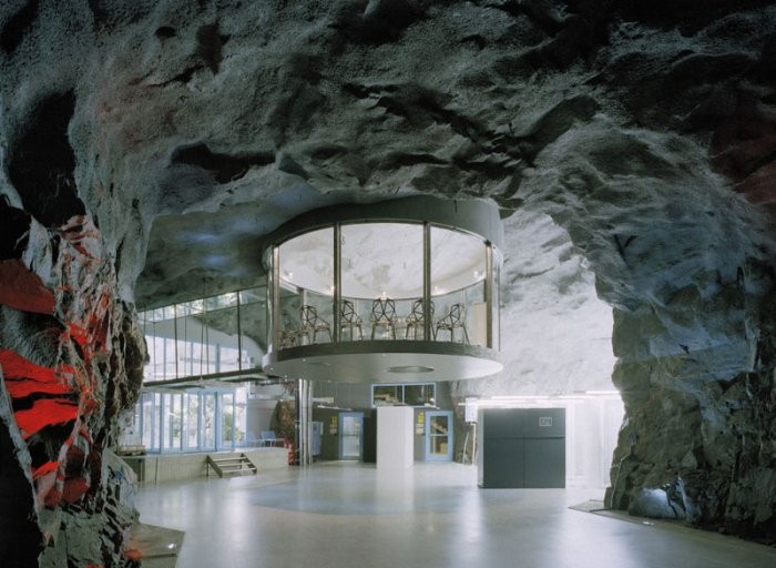 Headquarters in a former Cold War nuclear bunker