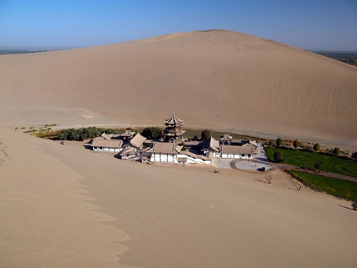 The extinct oasis in China